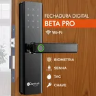 Fechadura Digital Inteligente Biométrica Touch 3 em 1 – Segurança Premium