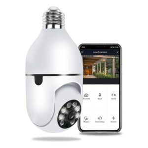 Câmera Lâmpada Wi-Fi 360° Yoosee Full HD – Segurança Fácil